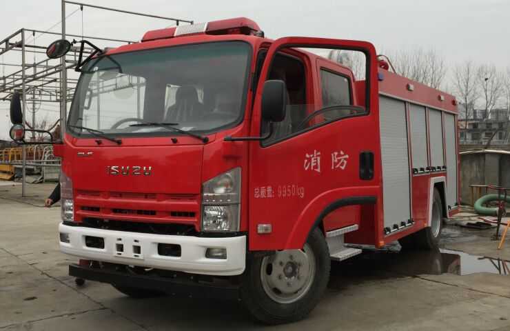 3噸4噸五十鈴慶鈴消防車(chē)